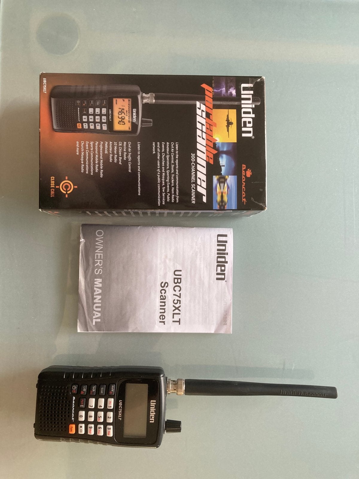 Uniden scanner ubc75xlt, Telecommunicatie, Verzenden, Zo goed als nieuw
