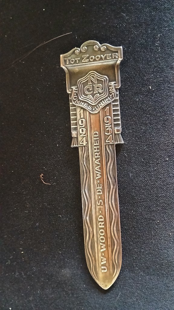 Verzilverde briefopener of boekenlegger, Ophalen, Gebruikt, Overige onderwerpen