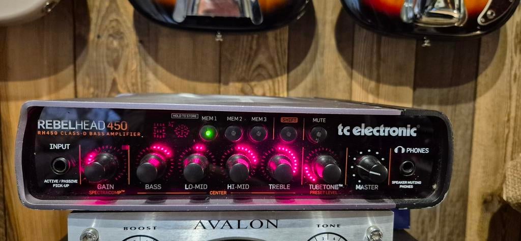TC Electronic Rebelhead 450 Klasse-D Basversterker, Ophalen of Verzenden, Gebruikt, Basgitaar, 100 watt of meer