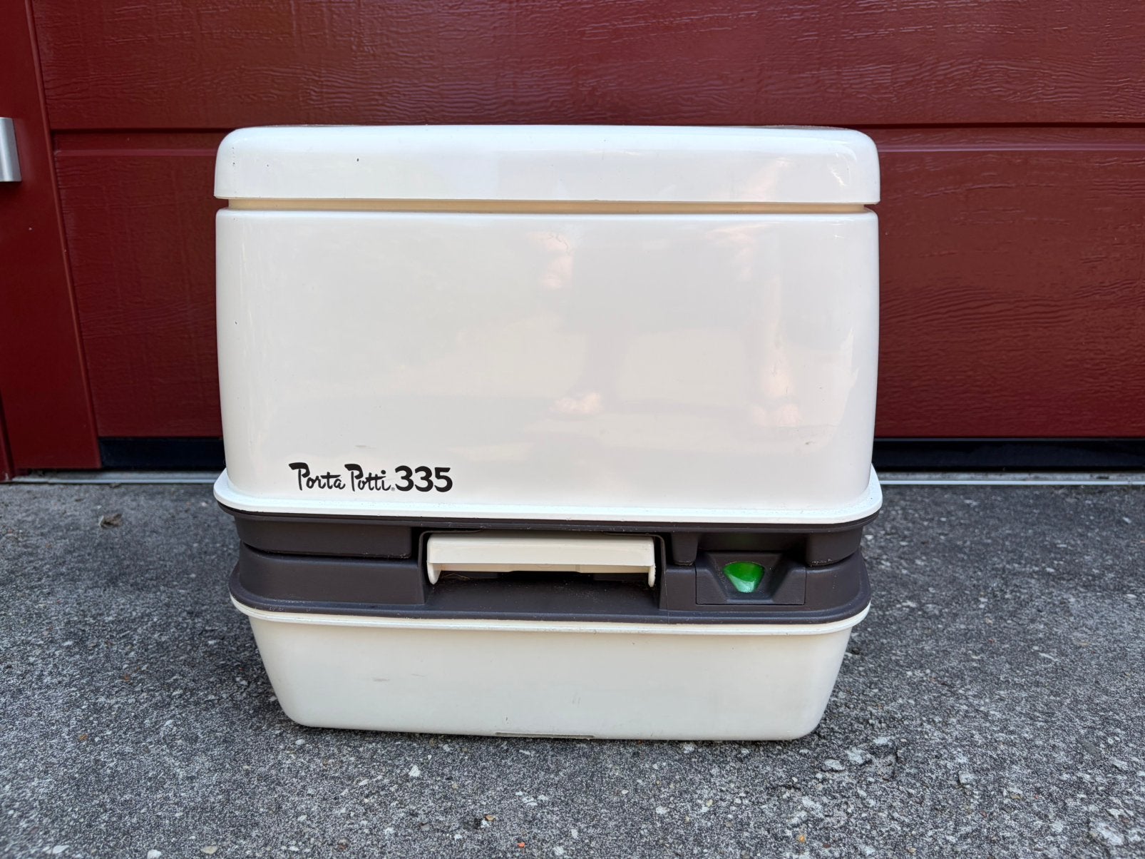 Porta Potti 335, Ophalen, Gebruikt