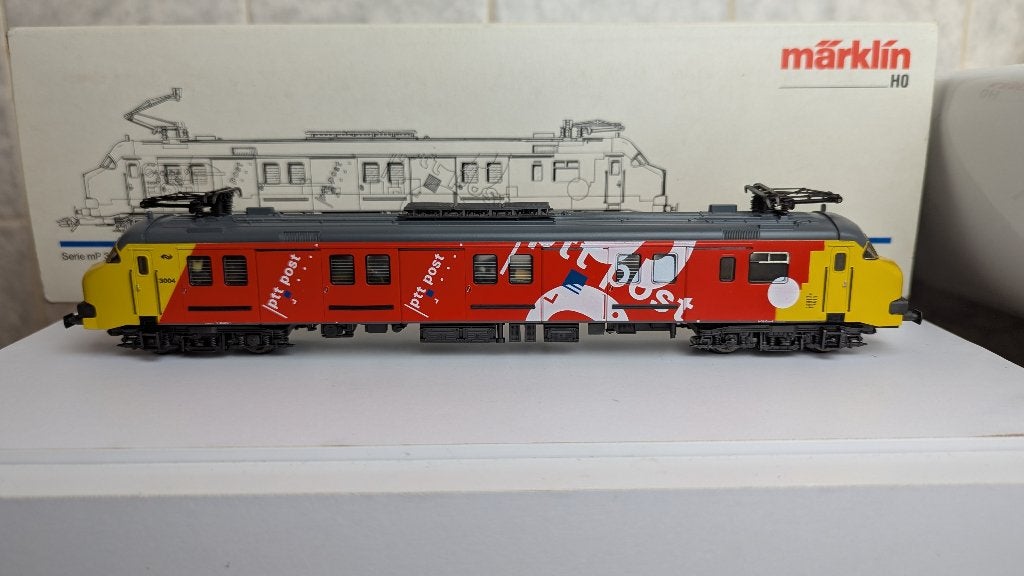 Märklin 3388 Serie mP 3000 NS PTT Post H0 OVP AC gebruikt, Hobby en Vrije tijd, Wisselstroom, Gebruikt, Locomotief, Analoog