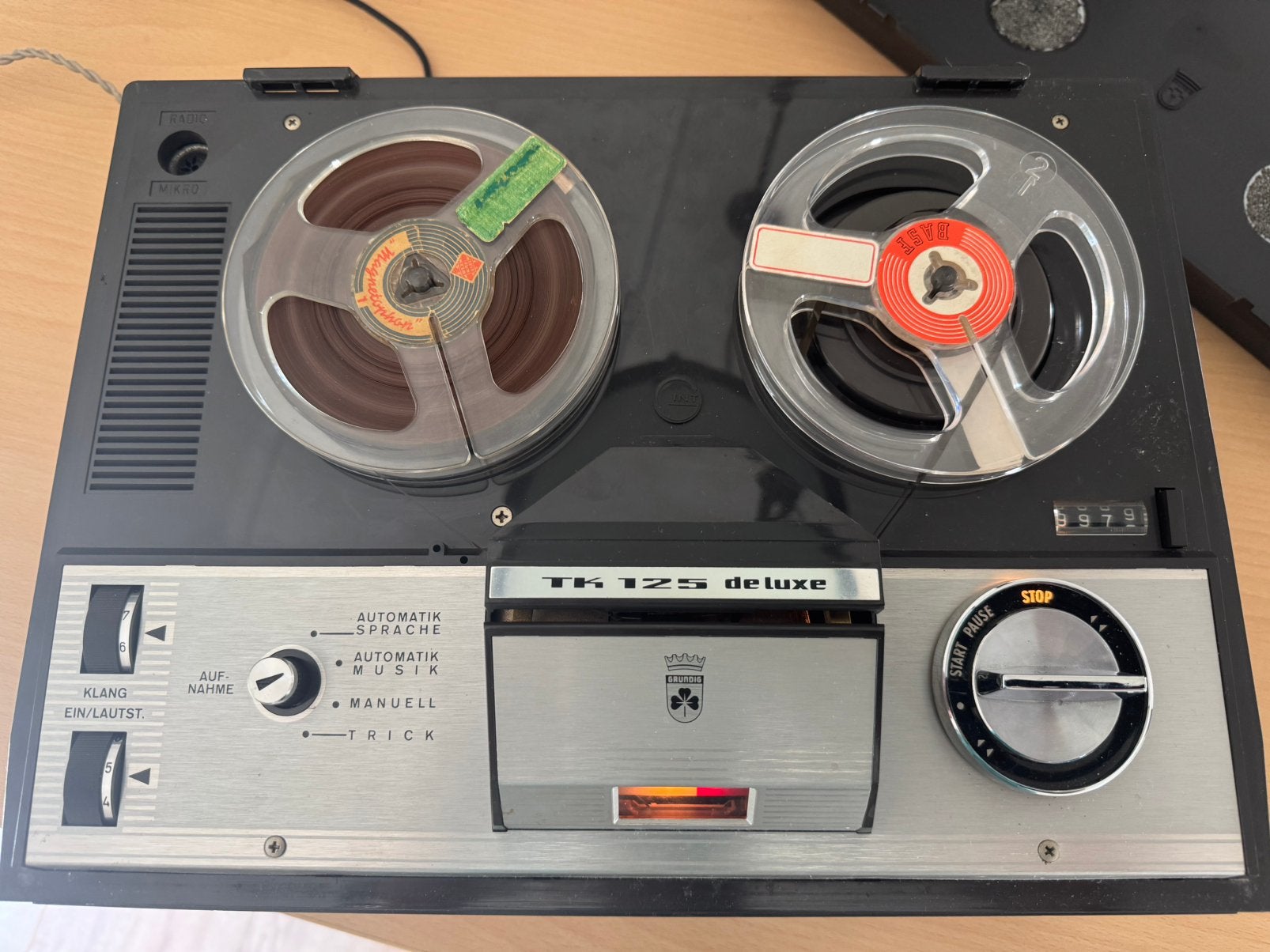 Grundig TK125 Deluxe bandrecorder, Ophalen of Verzenden