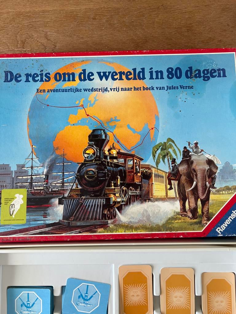 De reis om de wereld in 80 dagen - Ravensburger, Ophalen of Verzenden, Gebruikt, Reisspel