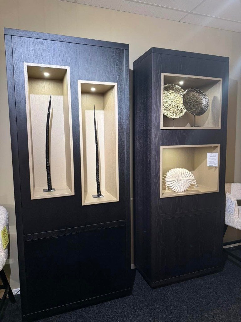 Smalle vakkenkast Dubai, Ophalen, Hertogensingel 97 Oss, 200 cm of meer, Nieuw