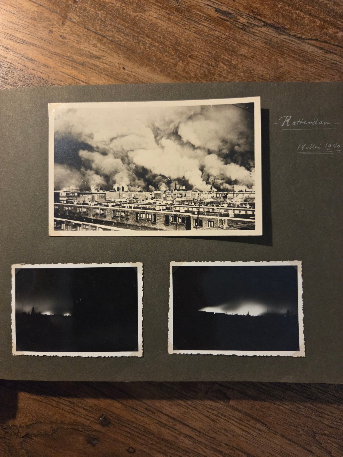 Fotoalbum bombardement Rotterdam e.a. historische foto's, Gebruikt, Foto, Ophalen of Verzenden, 1940 tot 1960