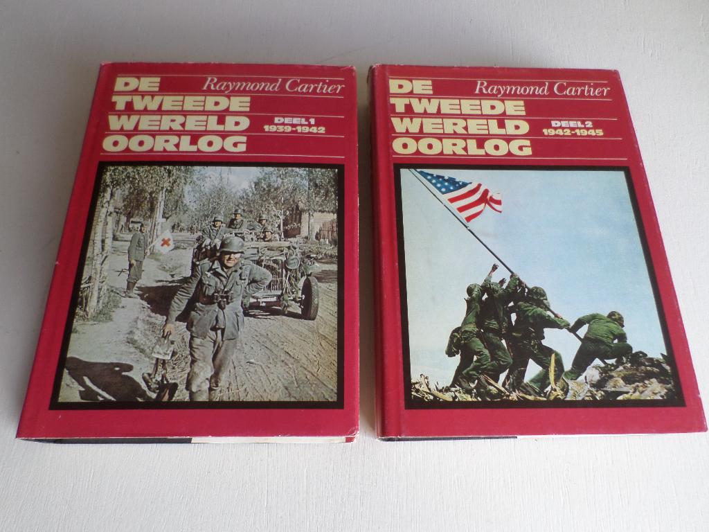 De Tweede Wereldoorlog - Raymond Cartier deel 1 & 2, Tweede Wereldoorlog, Ophalen of Verzenden, Zo goed als nieuw, Algemeen