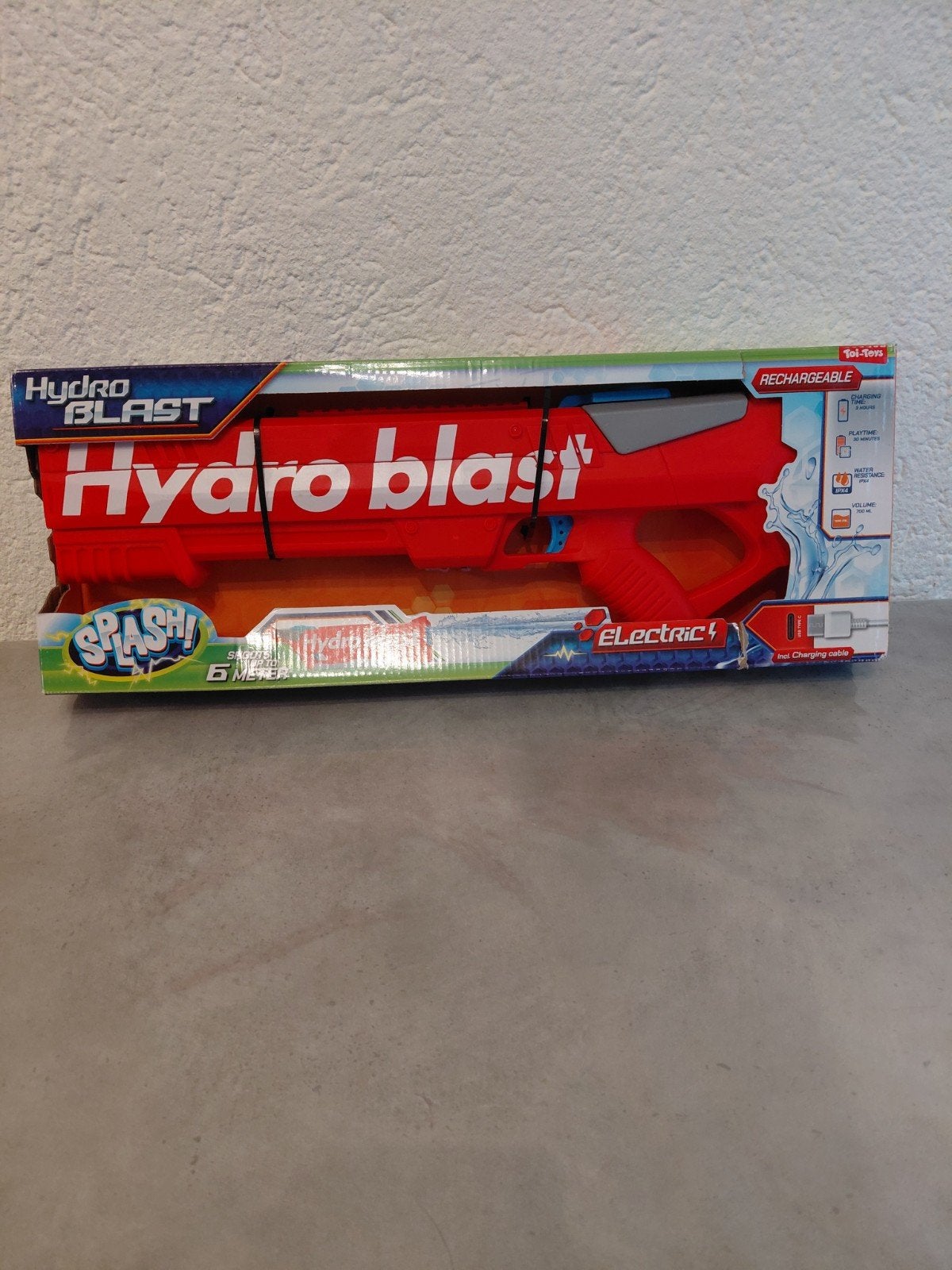 Toi-Toys Hydro Blast Elektrisch Waterpistool Oplaadbaar, Ophalen, Nieuw