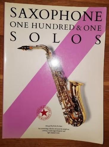 Saxofoon: One hundred and one solos--101-- for the saxophone, Gebruikt, Overige genres, Saxofoon, Ophalen of Verzenden