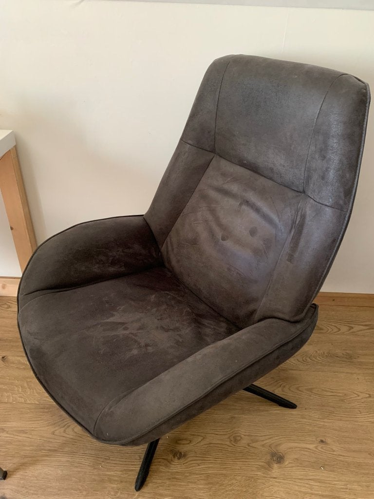 Fauteuil Irabo, Ophalen, 75 tot 100 cm, Zo goed als nieuw, Leer