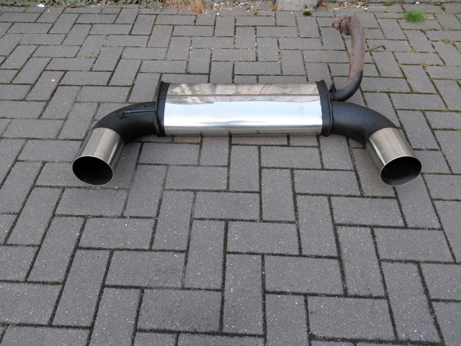 Rvs dubbele uitlaat / duplex demper voor Honda Crx, Auto-onderdelen, Ophalen, Gebruikt, Honda