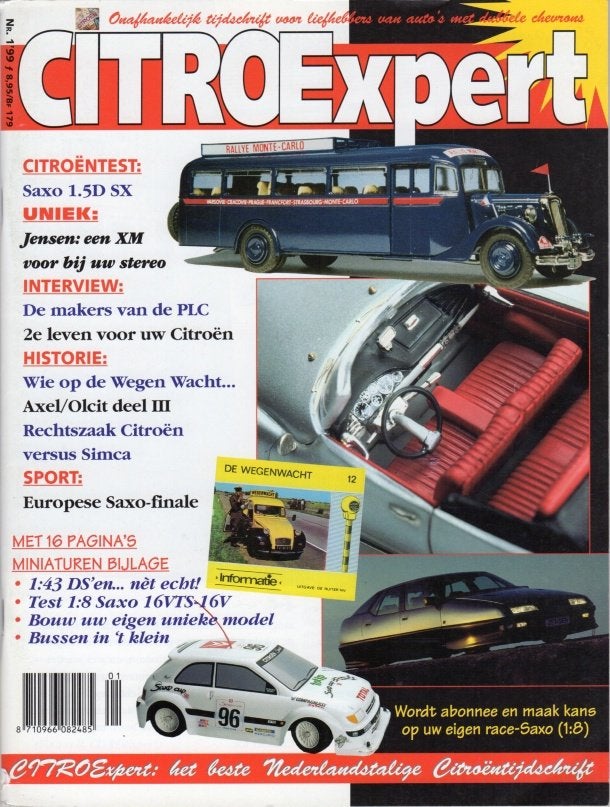 CitroExpert 1 1999 2CV Wegenwacht, Axel, Berlingo, Saxo, Ophalen of Verzenden, Nieuw, Citroën