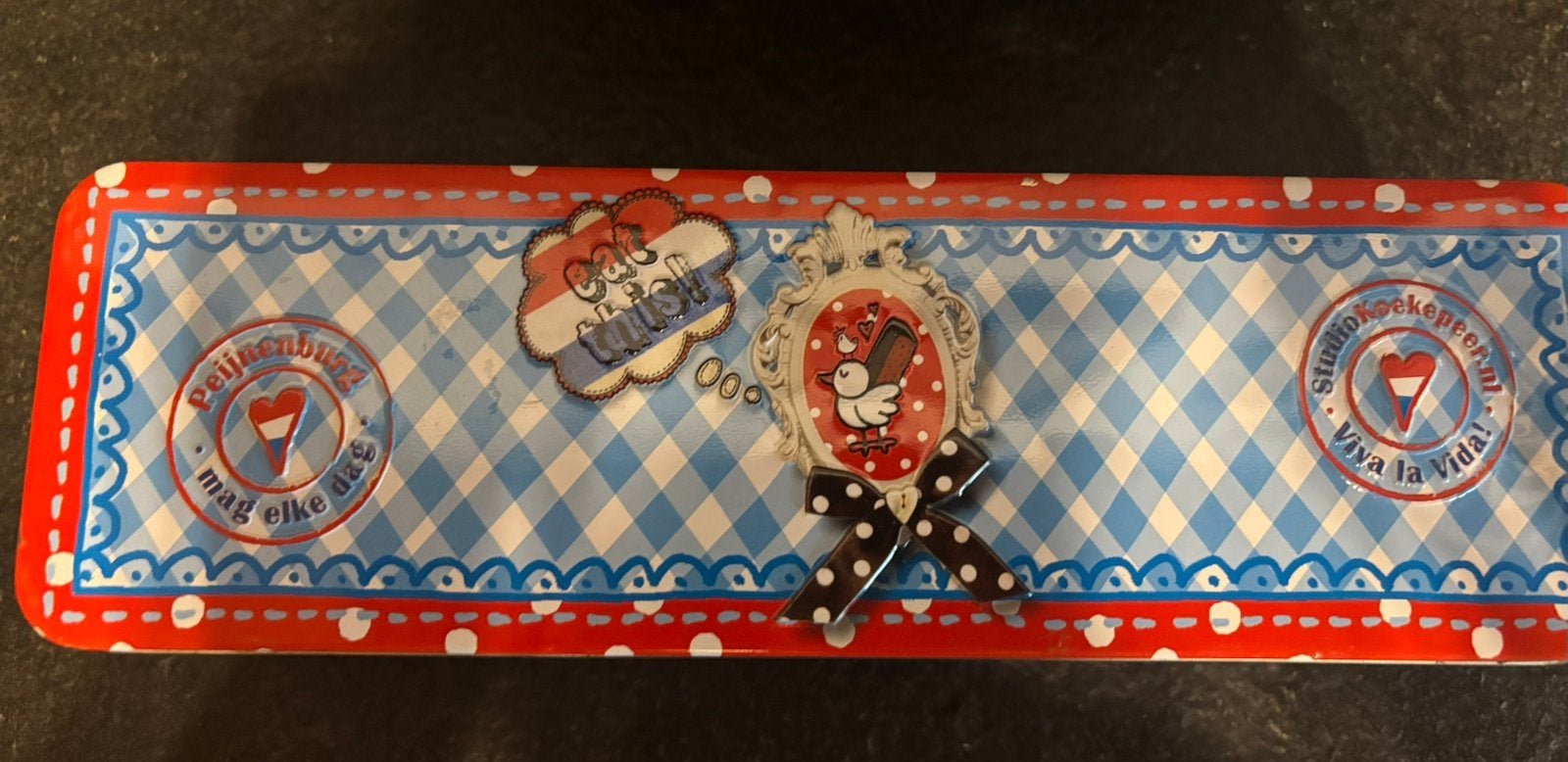 Vintage Peijnenburg koekblik, Verzamelen, Blikken, Ophalen of Verzenden, Gebruikt