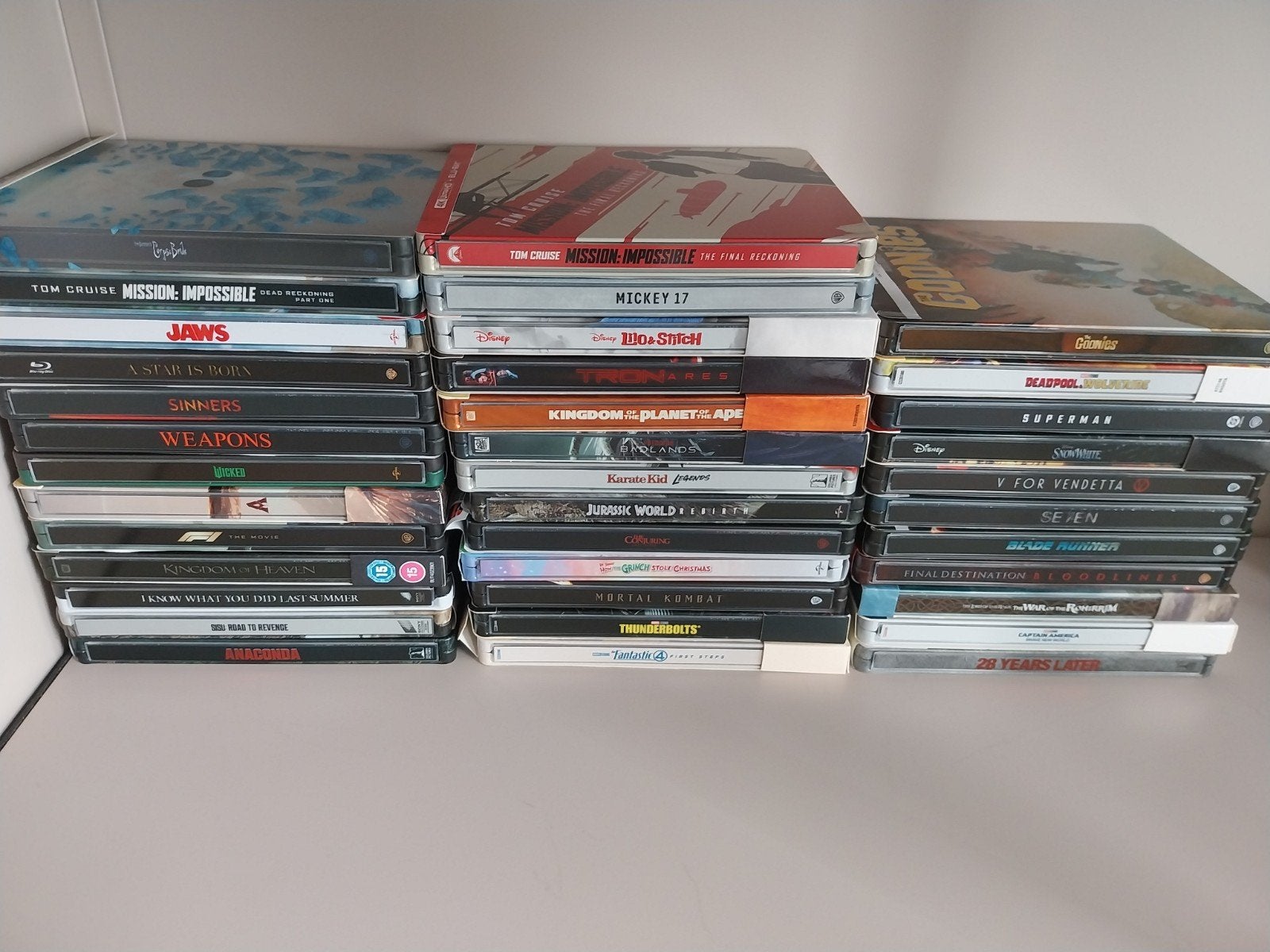 37x 4K steelbook te koop, Cd's en Dvd's, Engels, Vanaf 16 jaar, Overige genres, Nederlands