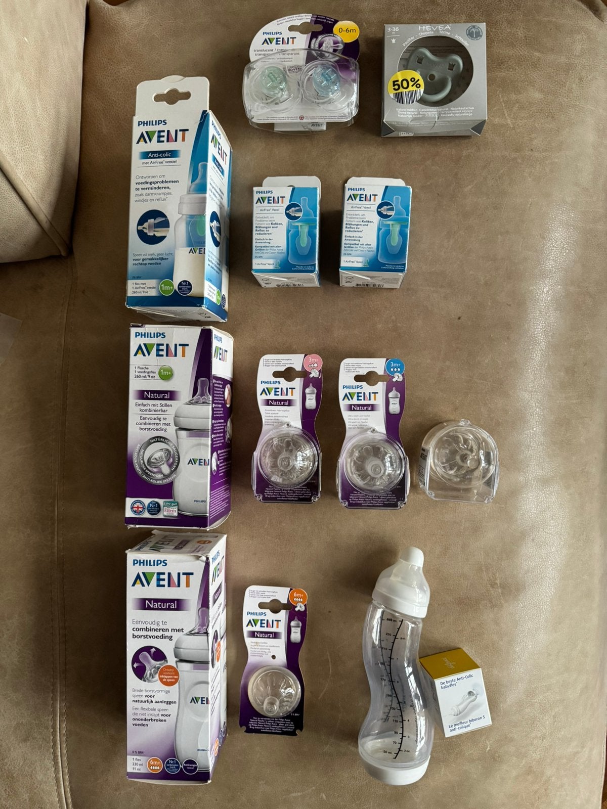 Philips Avent spenen & drinkflesjes babyfles Difrax NIEUW, BPA-vrij, Overige typen, Nieuw, Philips Avent