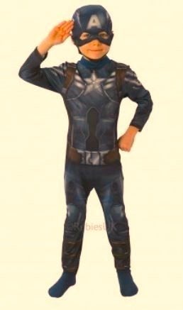NIEUW !! Captain America outfit mt 92 / 104, Ophalen of Verzenden, Nieuw, 104 of kleiner, Meisje
