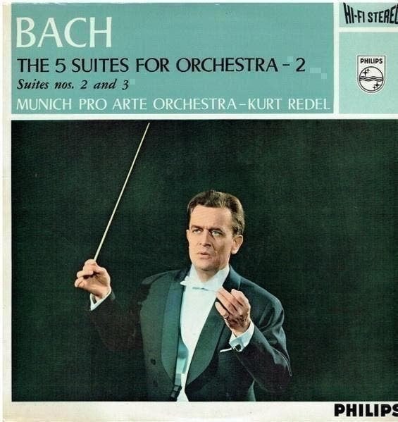 Bach Pro Arte Kurt Redel The 5 Suites Philips HIFI Stereo, Kamermuziek, Verzenden, Zo goed als nieuw, 12 inch