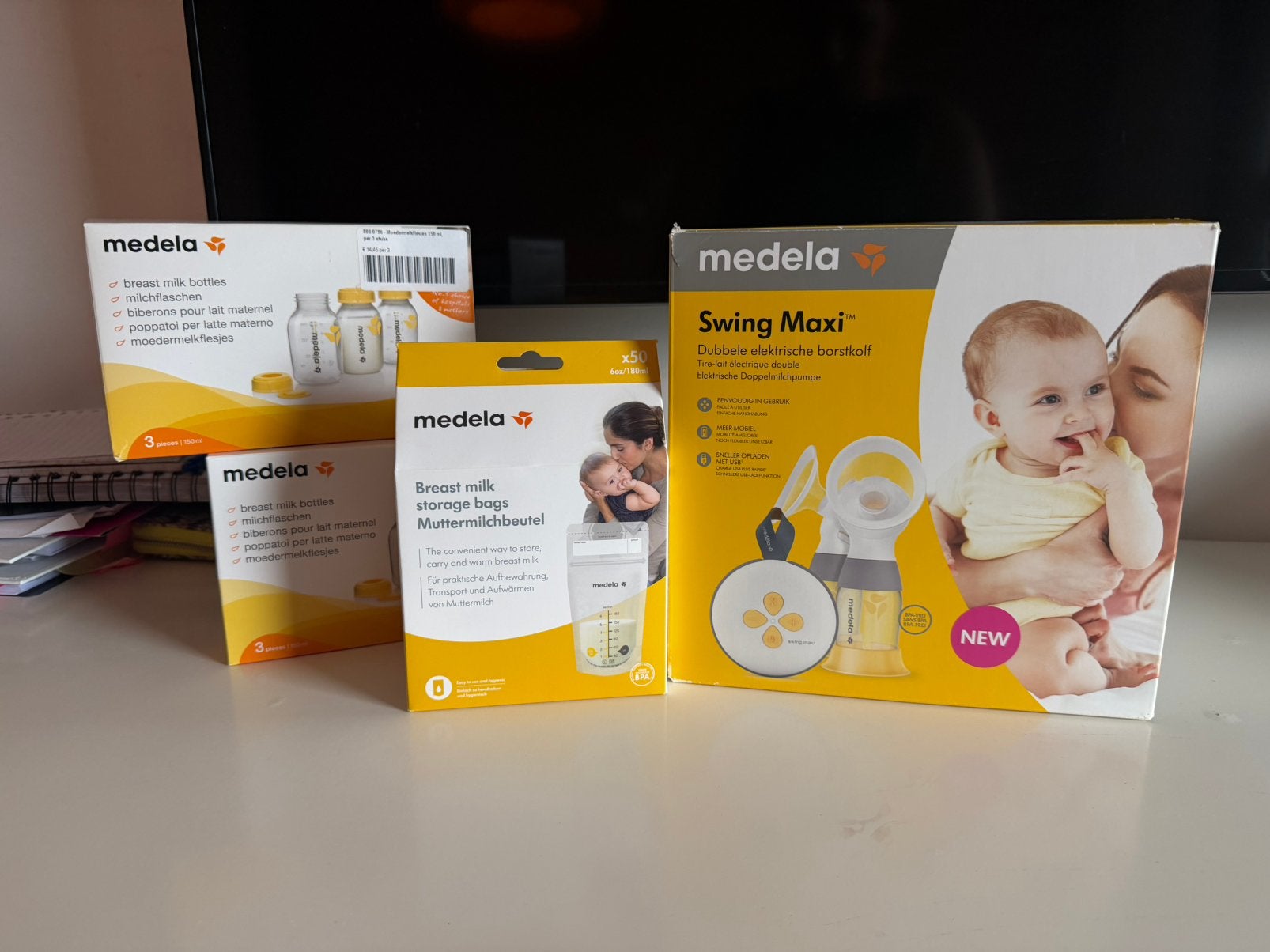 Medela swing maxi flex ZGAN, Ophalen, Medela, Borstkolf, Zo goed als nieuw