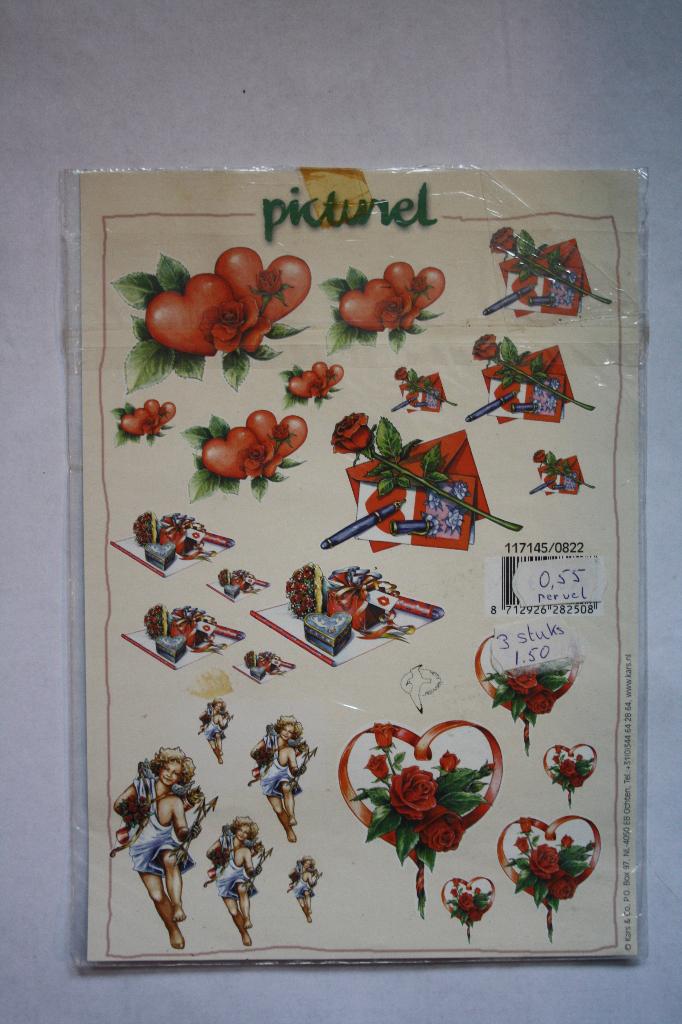 5 st. A5 knipvellen A5 3D picturel 37, Ophalen of Verzenden, Nieuw, Natuur, Knipvel