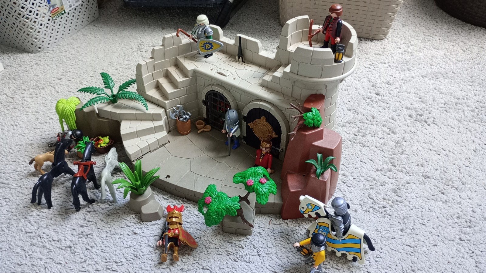 prachtig kasteel van Playmobil met veel extra's!, Ophalen, Gebruikt