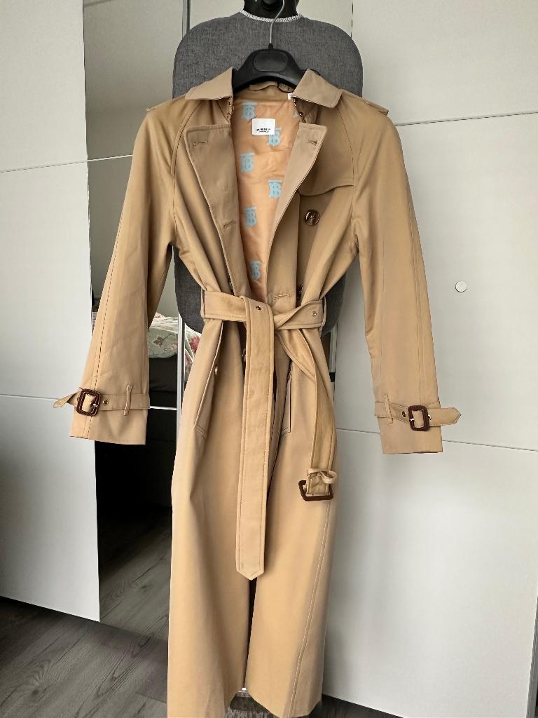 Burberry mantel (V) maat s, Beige, Ophalen of Verzenden, Zo goed als nieuw, Burberry