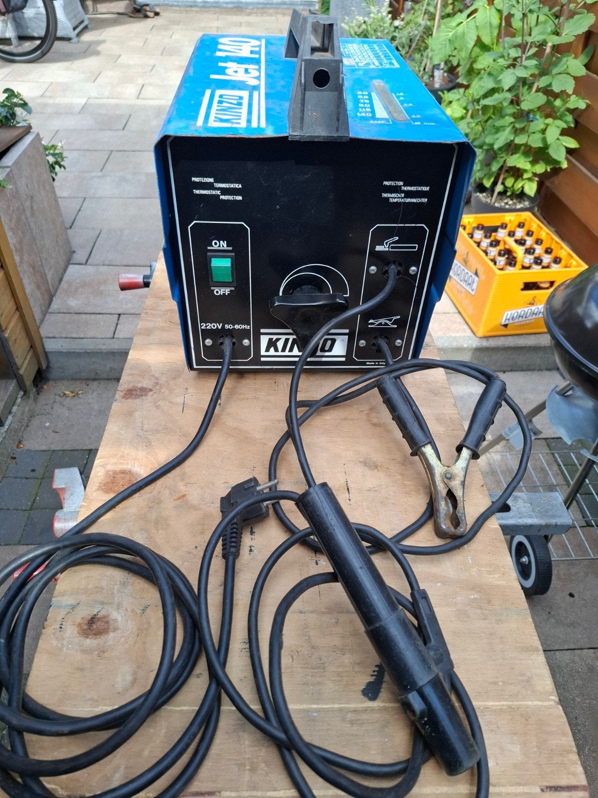 Lastrafo, Ophalen, Minder dan 150 ampère, Elektroden