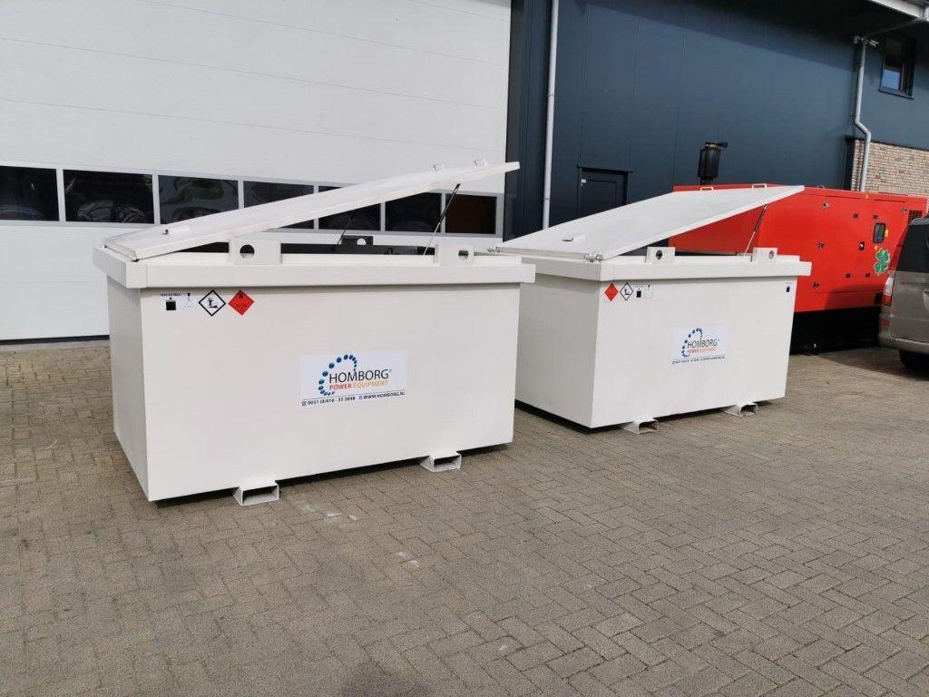 Kiwa IBC Steenbergen 3000 liter diesel tank met keuring !, Ophalen of Verzenden