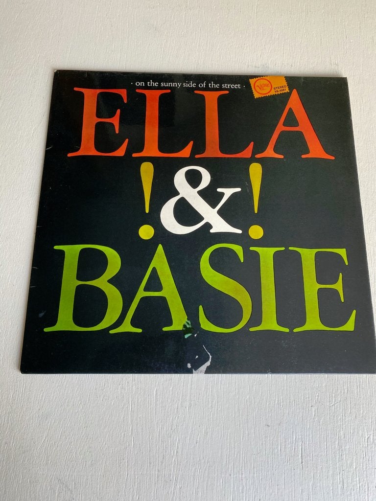 Ella Fitzgerald & Basie - On The Sunny Side Of The Street LP, LP, Ophalen of Verzenden, Zo goed als nieuw, 12 inch