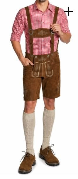 Lederhosen complete set (met blauwe blouse), Kleding | Heren, Ophalen, Overige maten, Kleding, Overige thema's