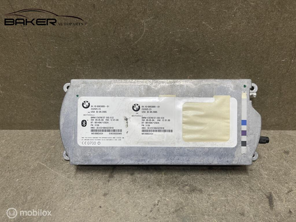 Bluetooth-module BMW 7-serie E65 E66 (1-08) 8410698300901, Auto-onderdelen, Elektronica en Kabels, BMW, Gebruikt, Ophalen of Verzenden