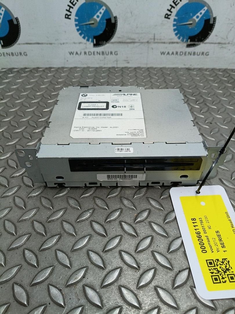BMW 1 SERIES F20 118I RADIO 65129270371 2012, Ophalen of Verzenden, Gebruikt, ARN erkend