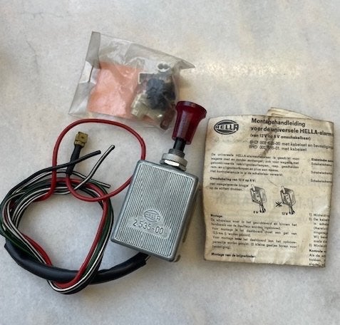Universele Hella 6HD 002 535-00 Alarmschakelaar 12/6V, Ophalen of Verzenden, Gebruikt, Oldsmobile