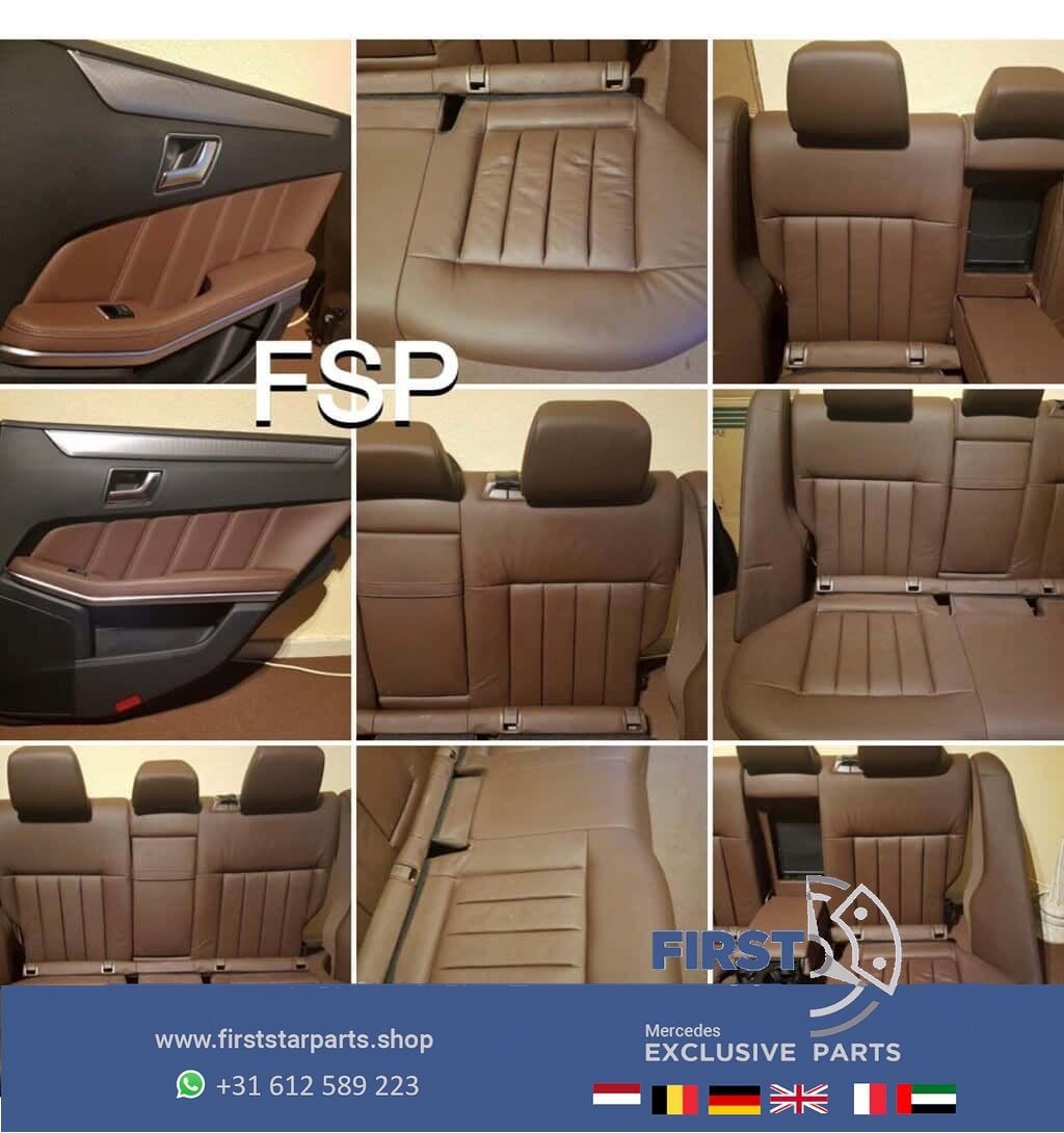 W212 E Klasse AMG E63 interieur bruin leer Mercedes stoelen, Gebruikt, -, Ophalen of Verzenden, -