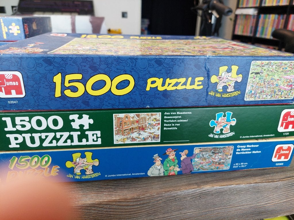 Jan van Haasteen, Hobby en Vrije tijd, Denksport en Puzzels, Ophalen, 500 t/m 1500 stukjes, Gebruikt, Legpuzzel