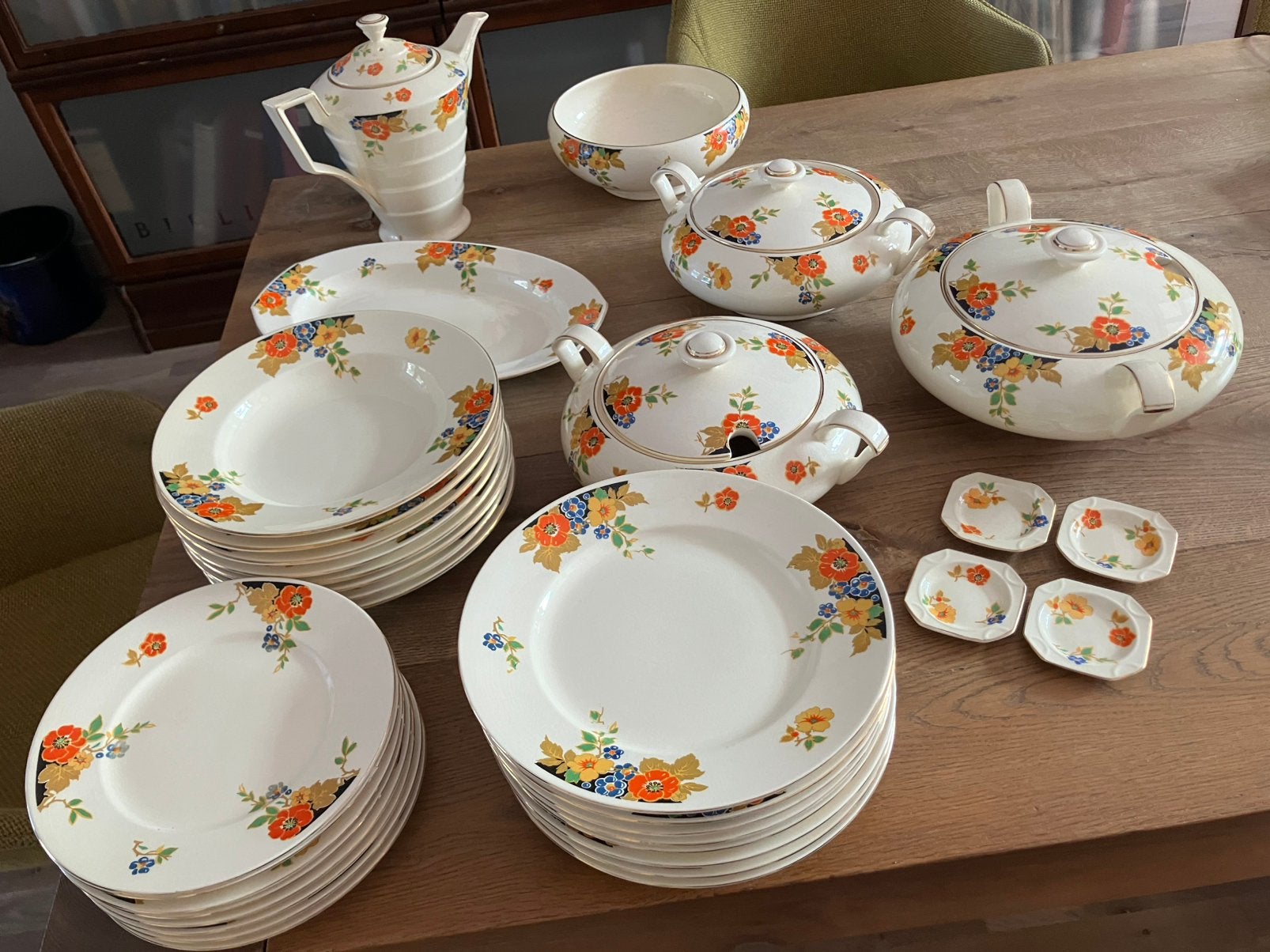 Servies delen oostin.kers, Mosa Maastricht, ook los te koop, Ophalen of Verzenden