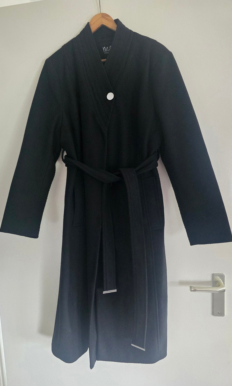 MS MODE MANTELJAS maat 44, Verzenden, Zwart, Maat 42/44 (L), Jasje