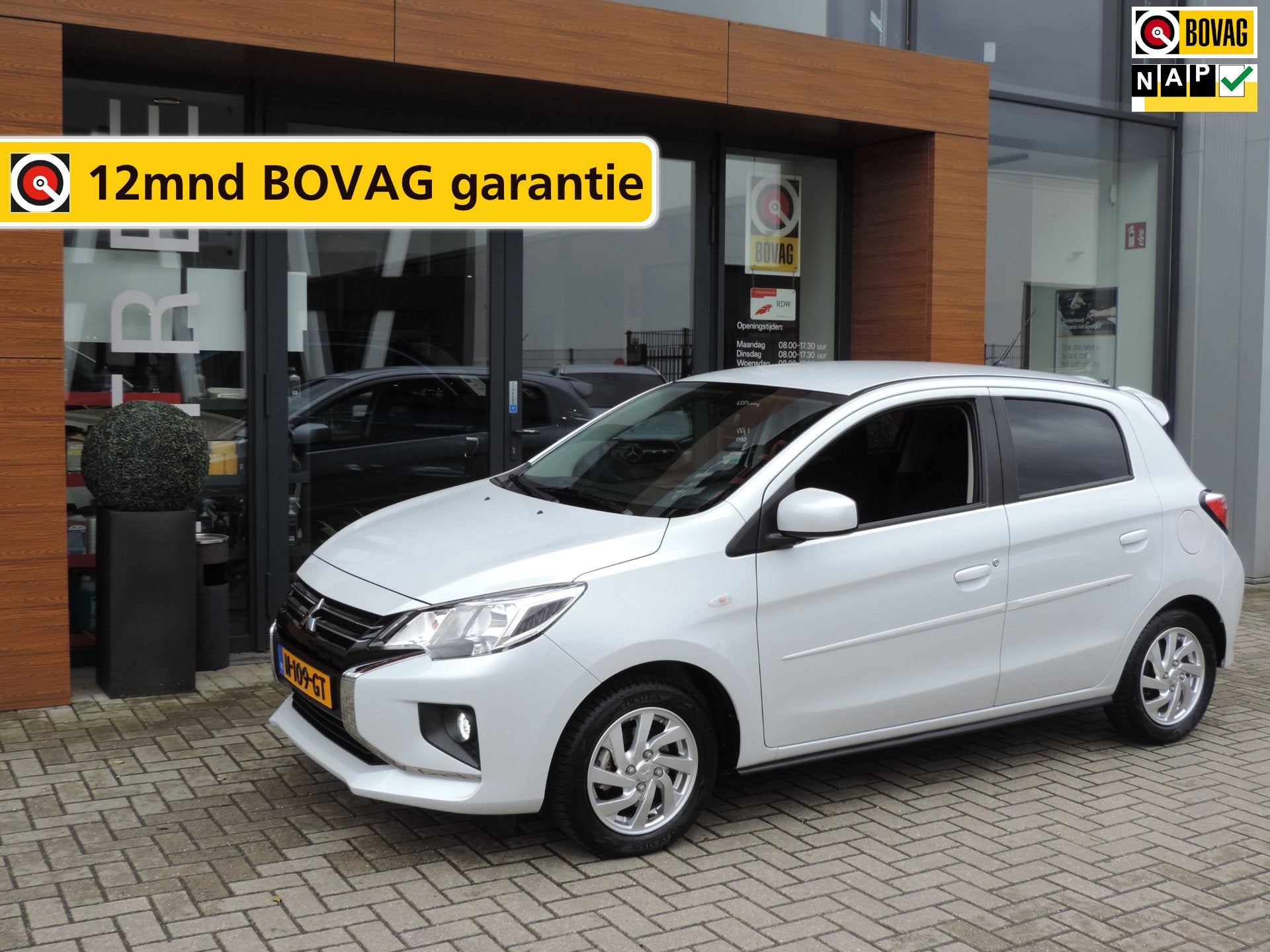 Mitsubishi Space Star 1.2 Intense AUTOMAAT 6.100km | 1e Eig, Stof, Gebruikt, Wit, Origineel Nederlands
