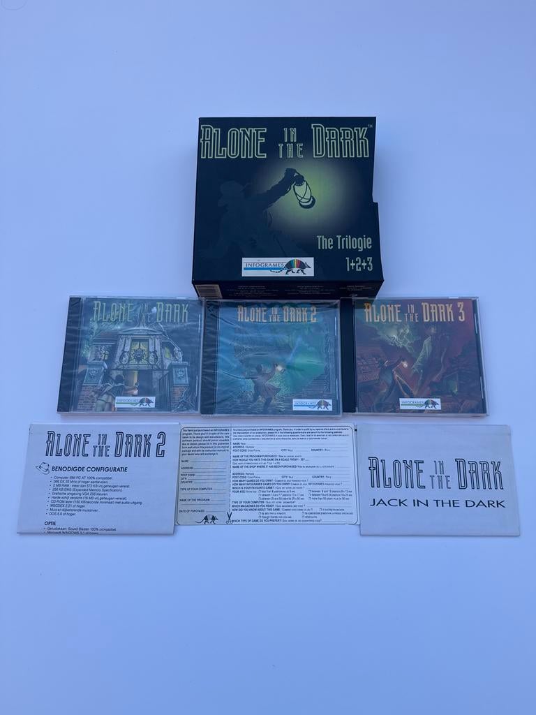 Alone in the Dark: The Trilogie 1+2+3 (PC CD-ROM), Spelcomputers en Games, Games | Pc, Avontuur en Actie, 1 speler, Ophalen of Verzenden