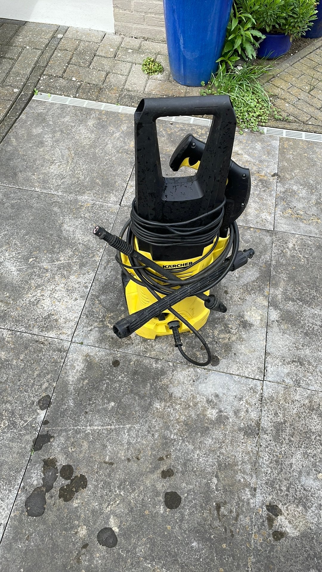 Hogedrukreiniger, Ophalen, Gebruikt, Met autostop en -start, Karcher terras reiniger