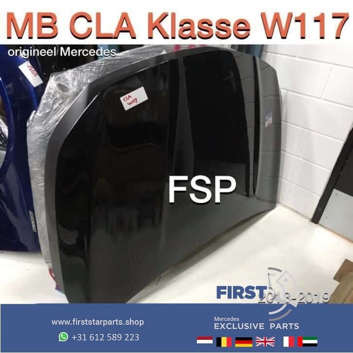 W117 CLA motorkap Mercedes 2013-2019 origineel zwart MB X117