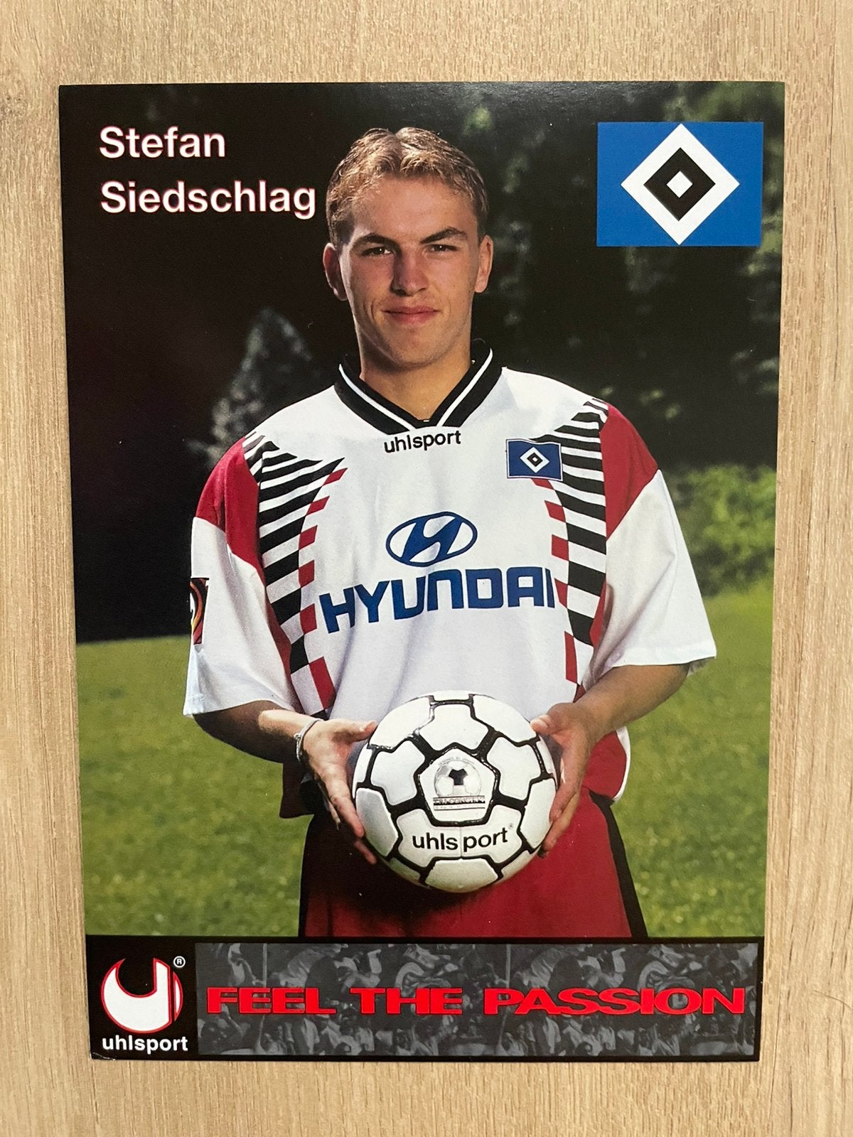 Fotokaart Siedschlag (Hamburger SV)., Verzamelen, Sportartikelen en Voetbal, Ophalen of Verzenden, Nieuw, Buitenlandse clubs, Spelerskaart