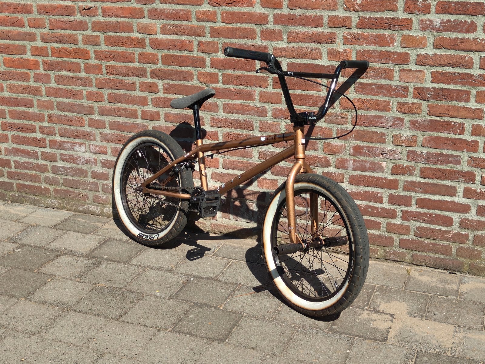 Mooie Haro bmx in goede staat, Ophalen, 16 tot 20 inch, Staal, Velgrem
