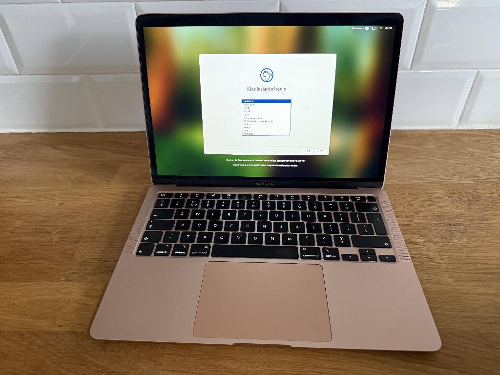 Macbook Air 2020, 13-inch, Ophalen, Gebruikt, Qwerty, 13 inch