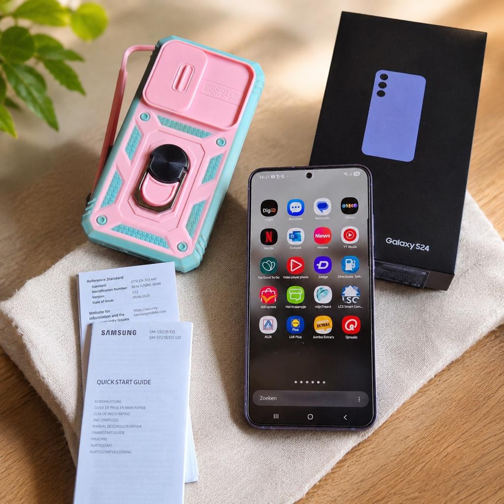 Samsung Galaxy S24, Telecommunicatie, Mobiele telefoons | Samsung, Ophalen, Galaxy S24, Paars, Zo goed als nieuw