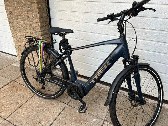 Trek Verve+ 4 elektrische fiets 500Wh, Gebruikt, 51 tot 55 cm, 50 km per accu of meer, Ophalen
