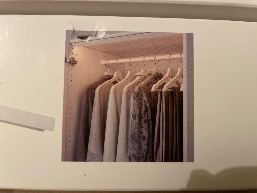 4 x ÖVERSIDAN Led-strip kledingkast sensor NIEUW, Ophalen, Nieuw, IKEA, Wit