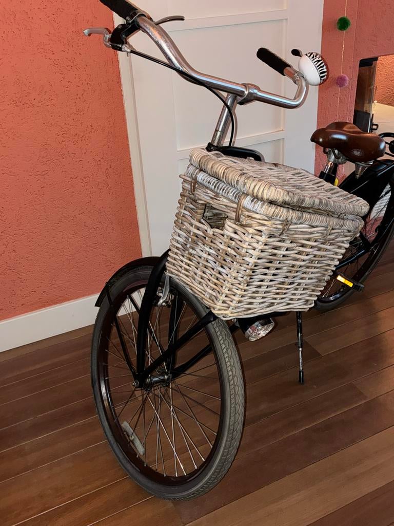 Popal 24 inch meisjesfiets met mand, Fietsen en Brommers, Fietsen | Meisjes, Ophalen, Terugtraprem, Handrem, Gebruikt