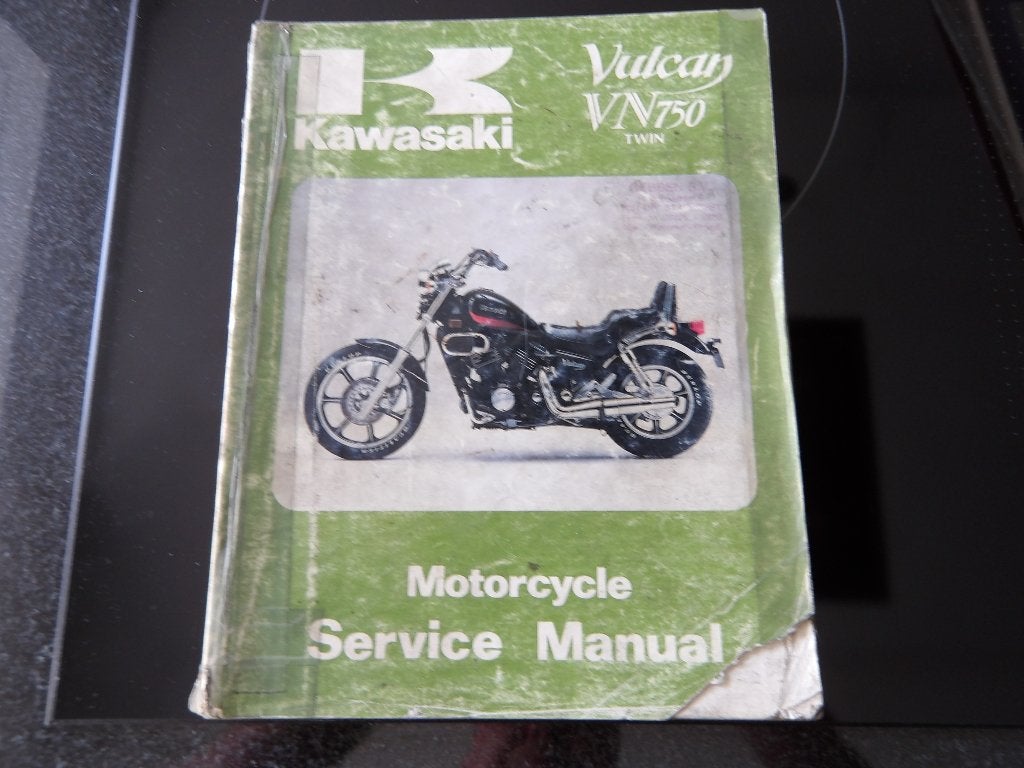 Kawasaki Vulcan VN750 Twin Motorcycle Service Manual, Ophalen of Verzenden, Kawasaki