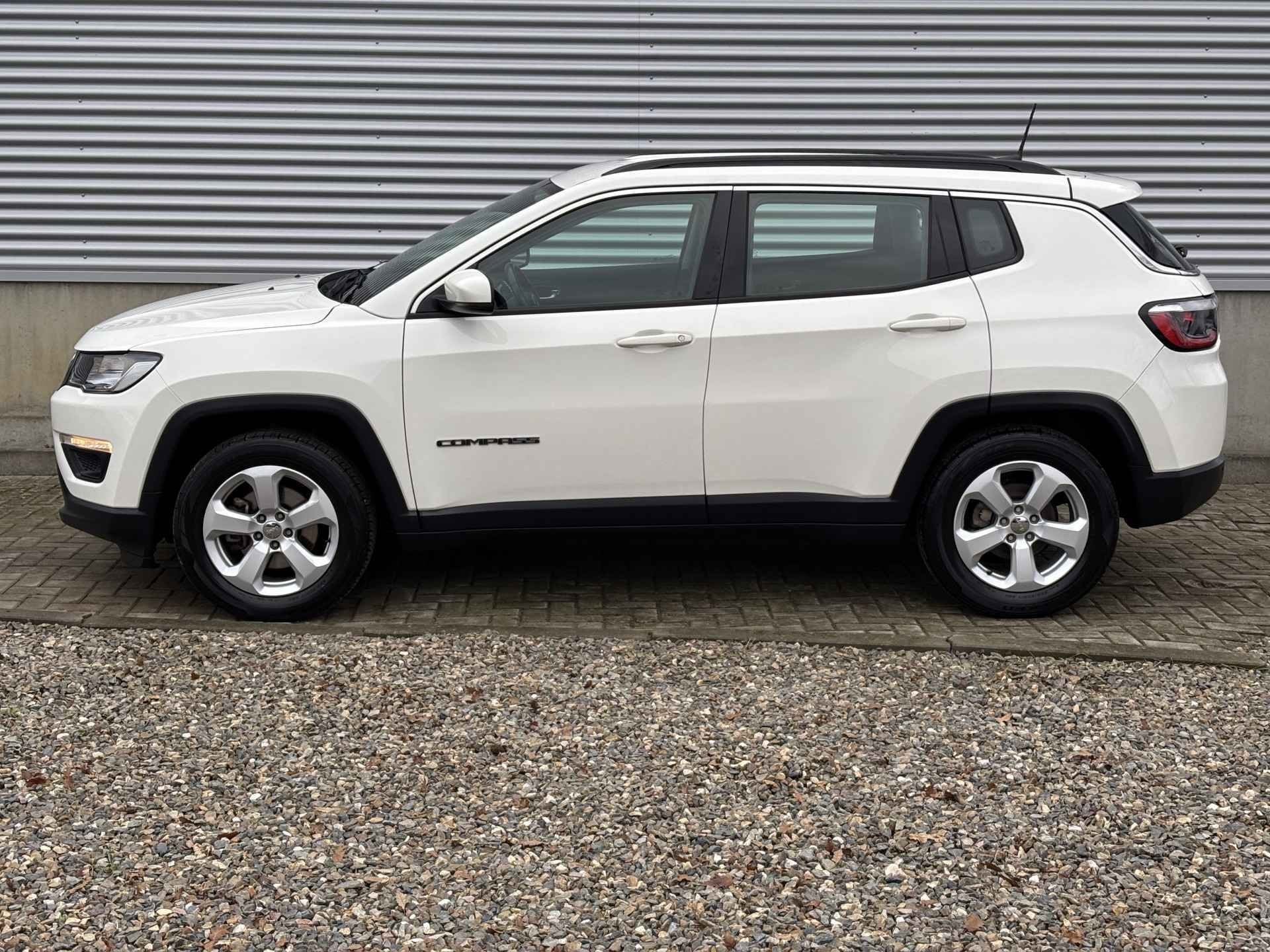 Jeep Compass 1.4 MultiAir Longitude [ Fm navi, camera, leer,, Auto's, Voorwielaandrijving, 450 kg, Gebruikt, Euro 6