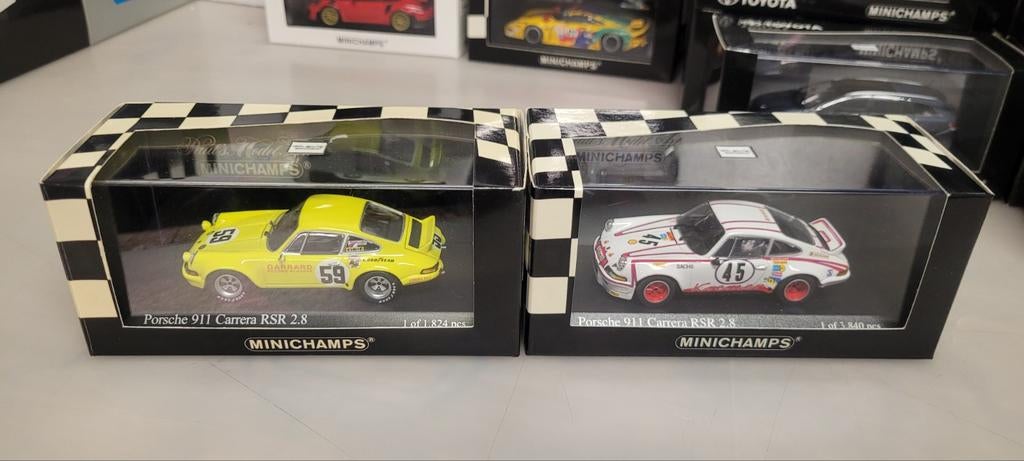 Minichamps Porsche 911 Carrera RSR 2.8, Ophalen of Verzenden, Zo goed als nieuw, Auto, MiniChamps