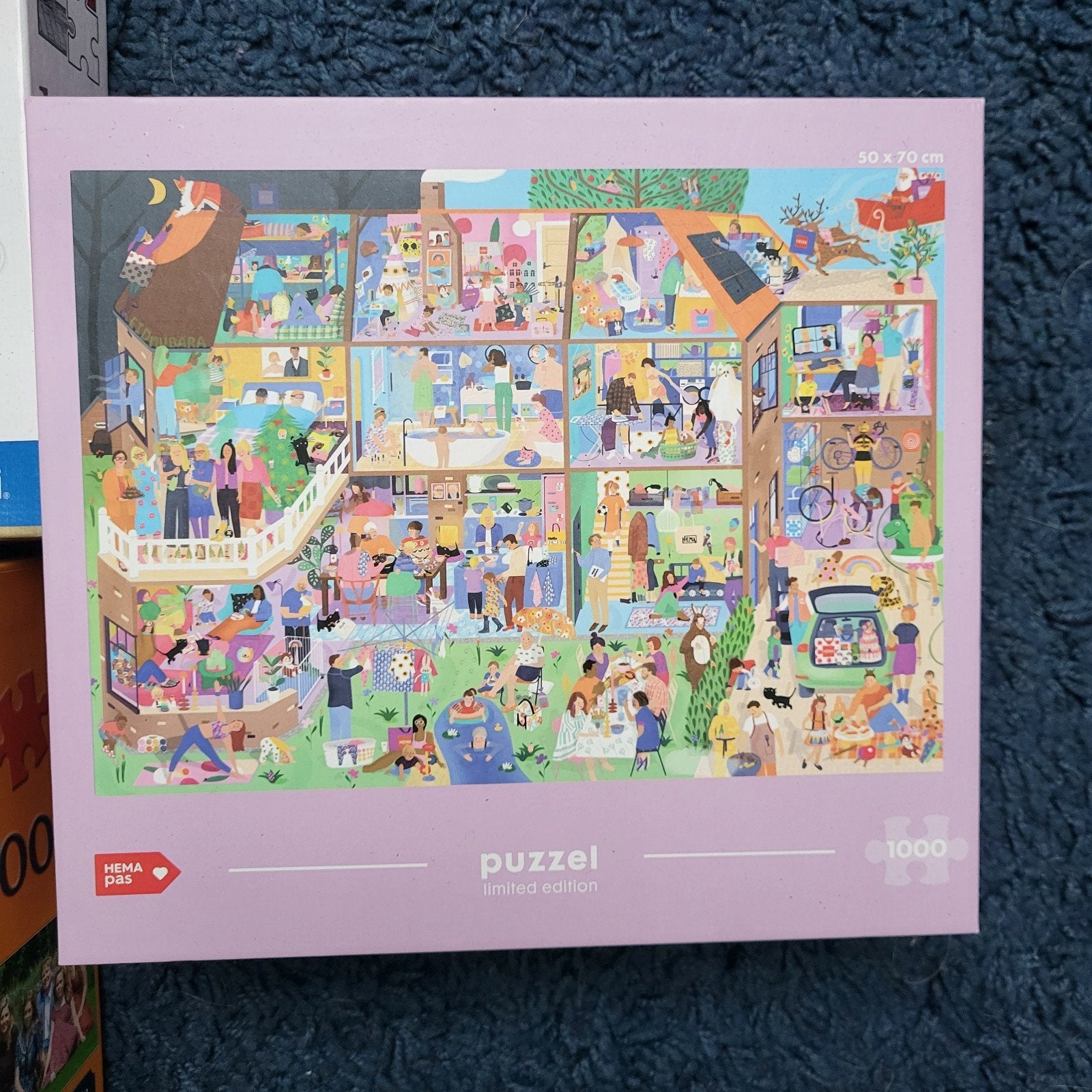 5 puzzels van 1000 stukjes, Ophalen of Verzenden, 500 t/m 1500 stukjes, Zo goed als nieuw